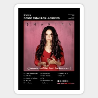 Shakira - Donde Estan Los Ladrones Tracklist Album Magnet